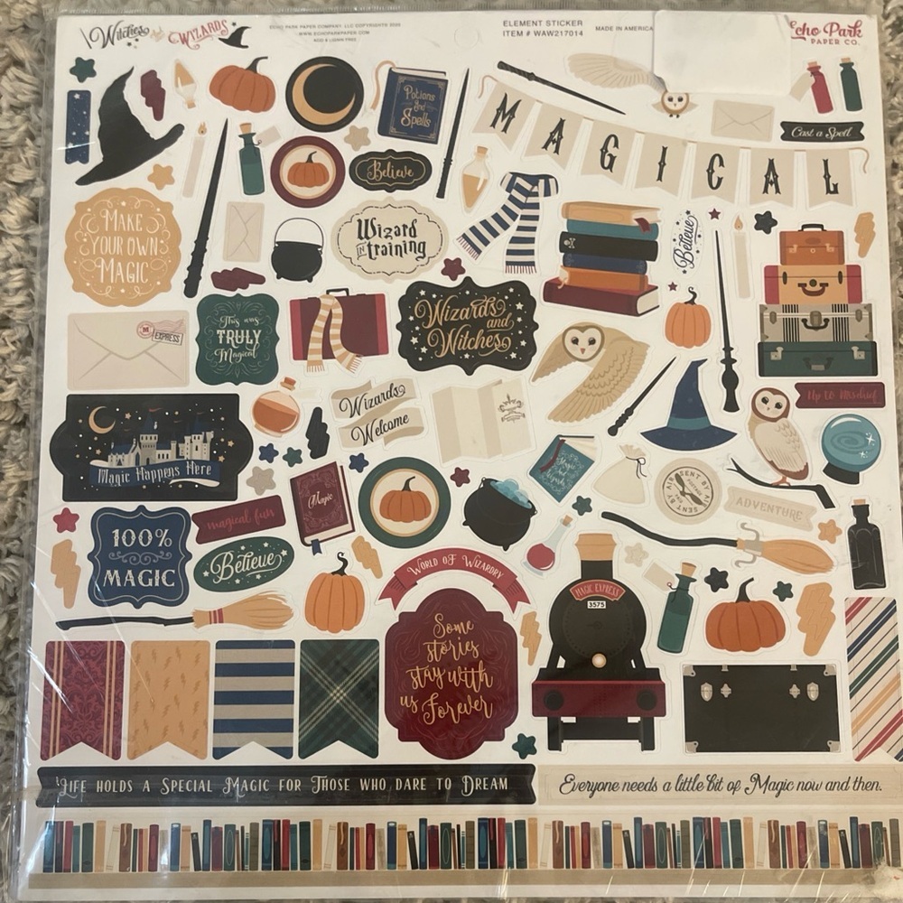 Witches & Wizards Party Paper Set - Picture 2 of 2